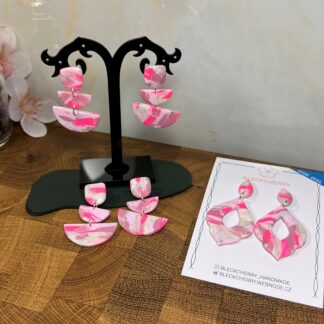 Lodičky pink multicolor