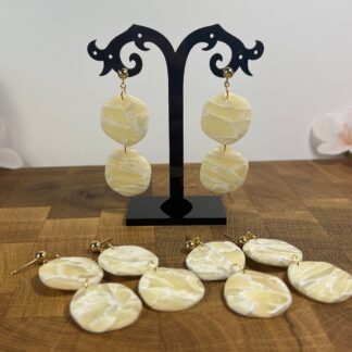 Kolečka double citrín