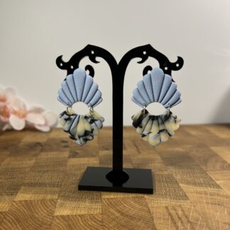 Vějířky duo baby blue